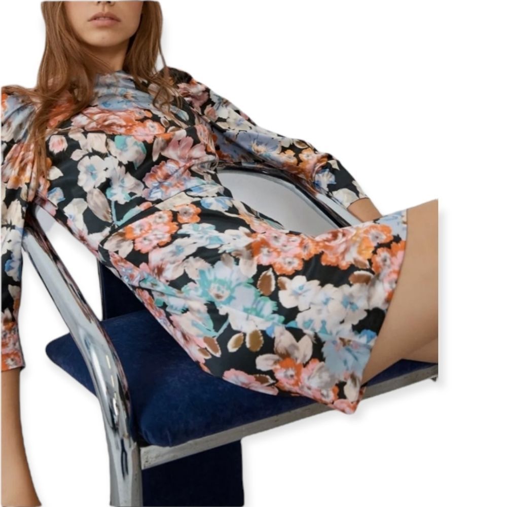 ZARA Floral Mini Dress‎ NWT Medium